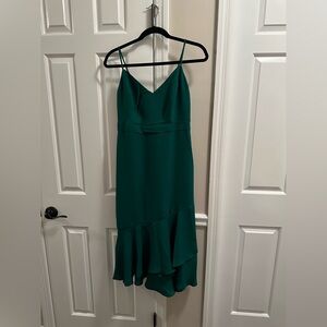 Banana Republic Green High Low Dress
